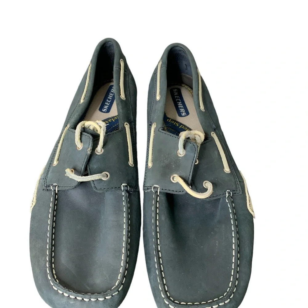 Men’s Sketchers‎ Relaxed Step Blue Boat Shoe Size 13